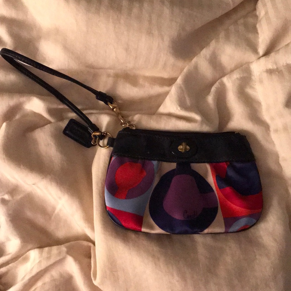Authentic coach wristlet